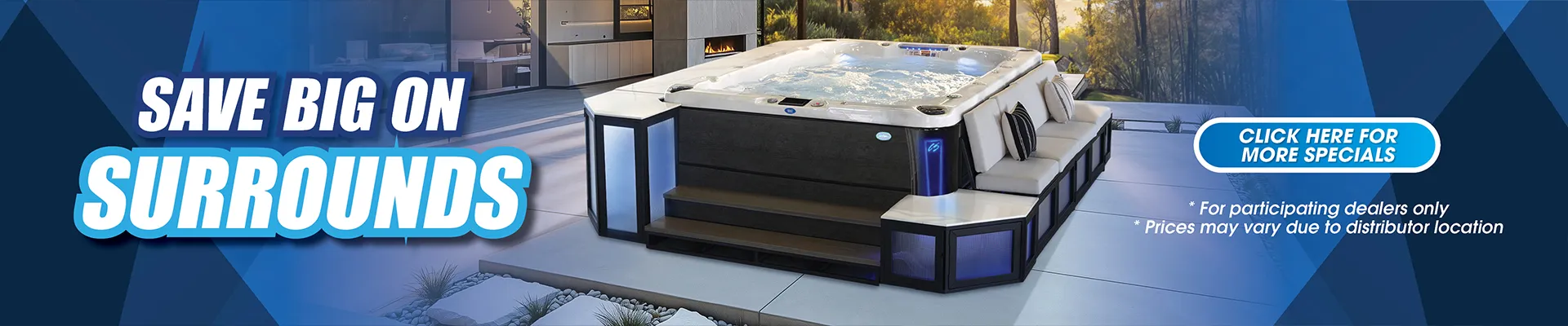 Calspas hot tub being used in a family setting - Charlotte Hall